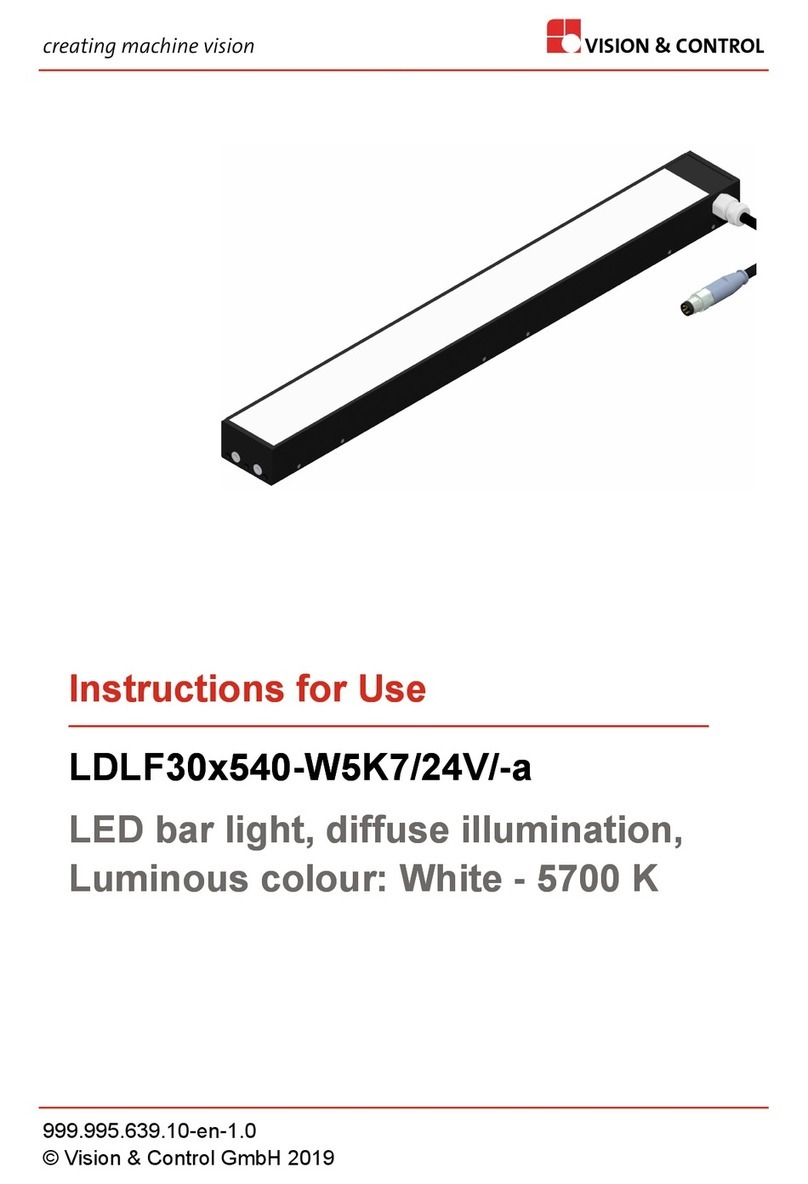 Vision & Control LDLF30x540-W5K7/24V/-a Instructions for use