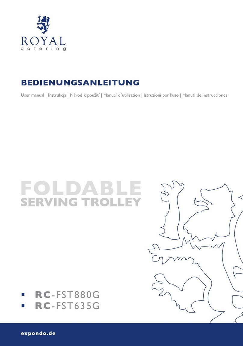 Royal Catering RC-FST880G user manual