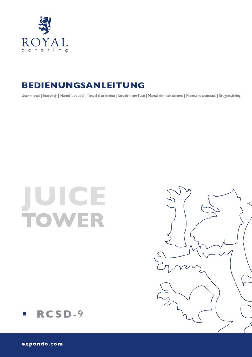 Royal Catering RCSD-9 user manual
