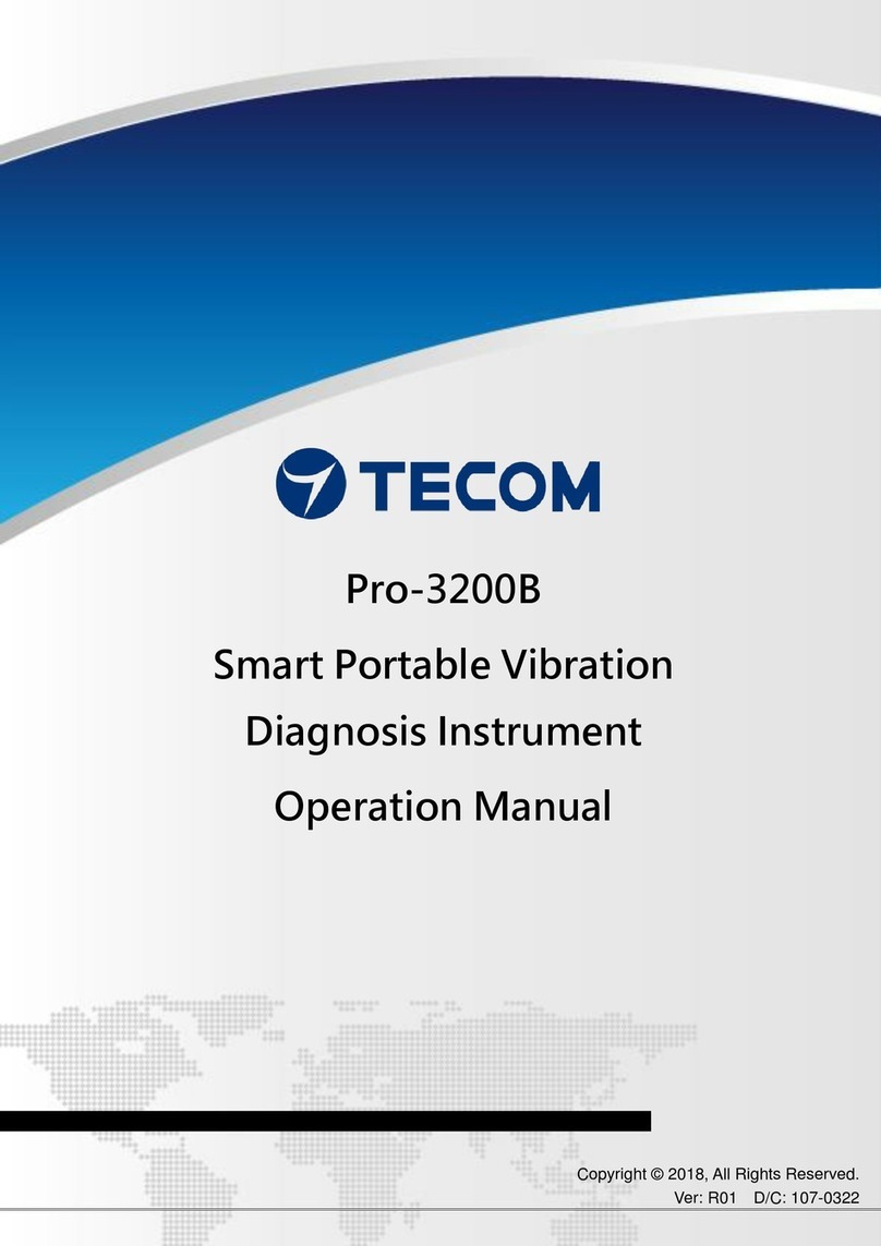 TECOM Pro-3200B Operation manual
