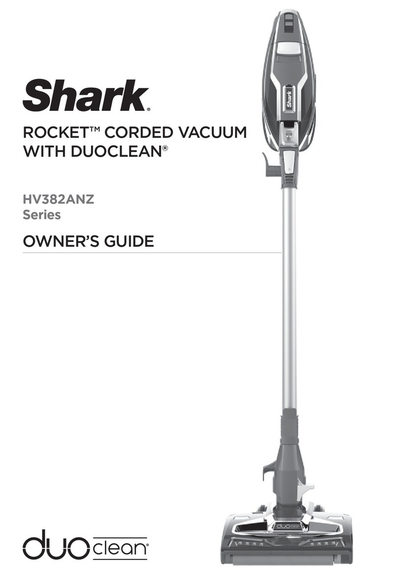 Shark duoclean ROCKET HV382ANZ Series User manual
