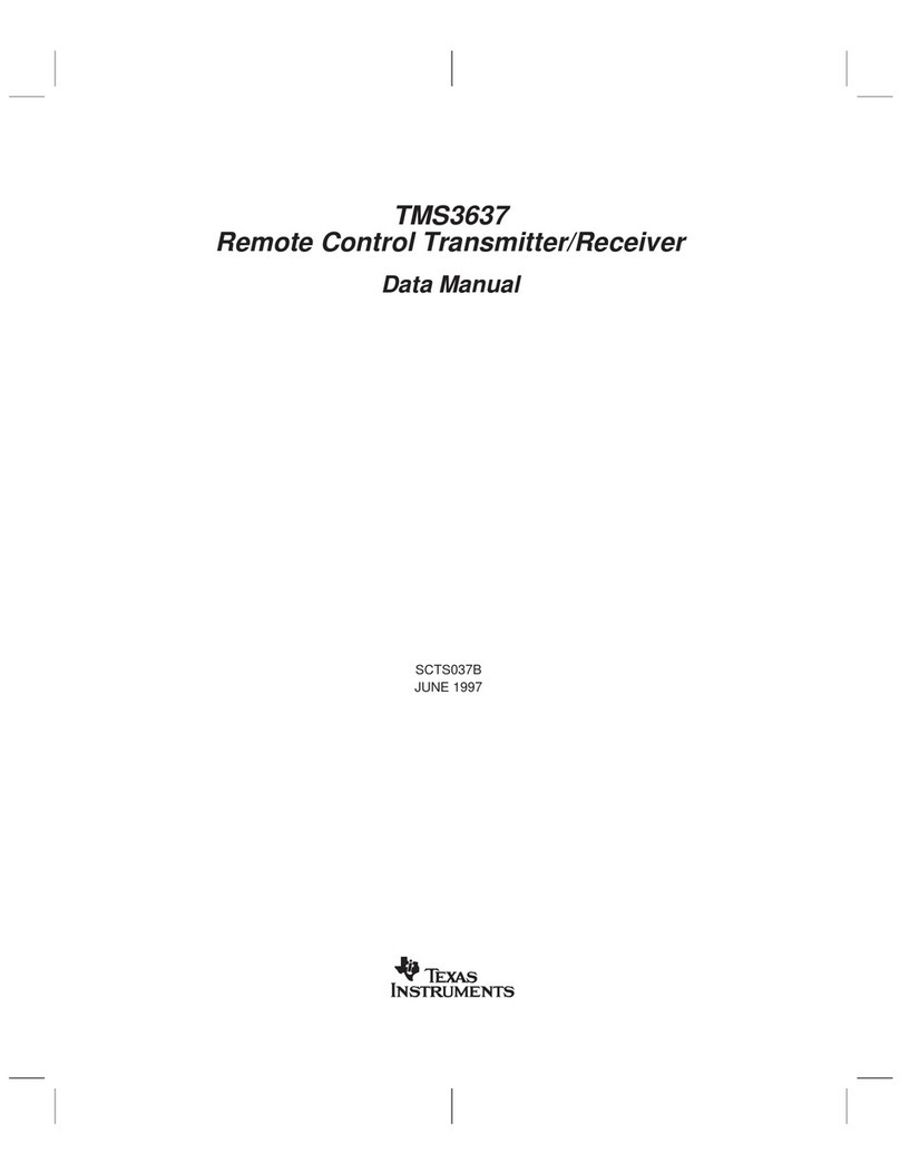Texas Instruments TMS3637P Data manual