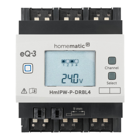 HomeMatic HmIPW-P-DRBL4 User manual