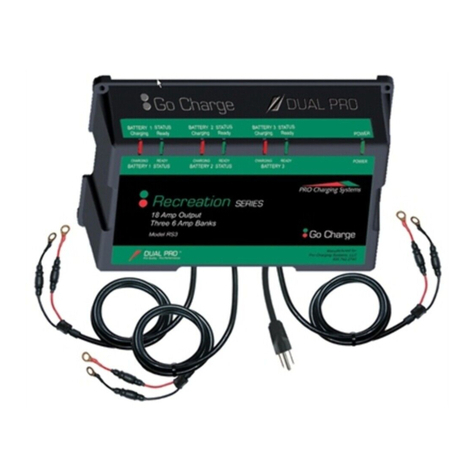 Pro Charging Systems Dual Pro Recreation Series Installation and operating instructions