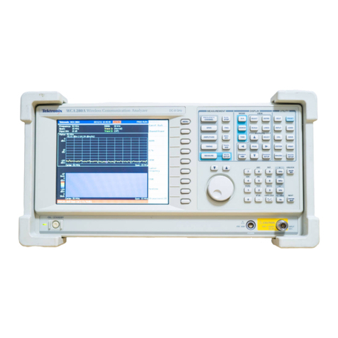 Tektronix WCA280A user manual
