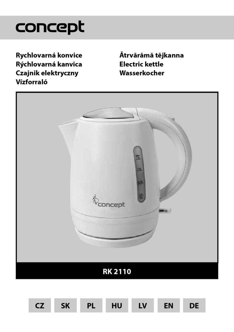Concept2 RK 2110 instruction manual