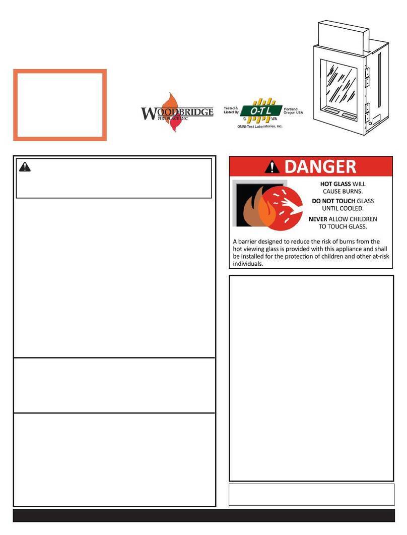 Woodbridge DV2500-E Installation and operating instructions