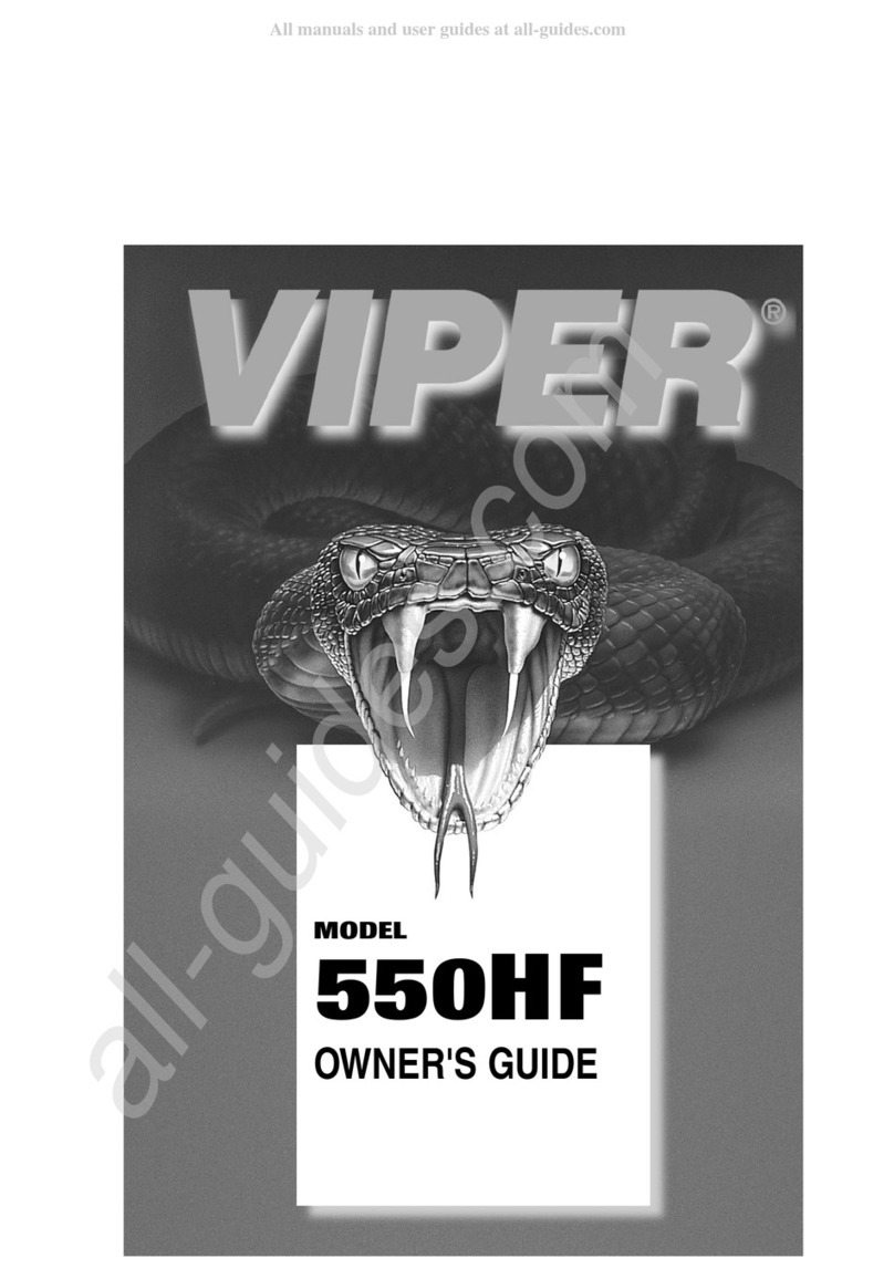 Directed Electronics Viper 550HF User manual