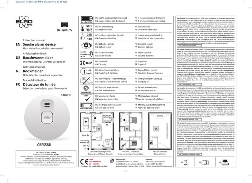 ELRO CBFS58R User manual