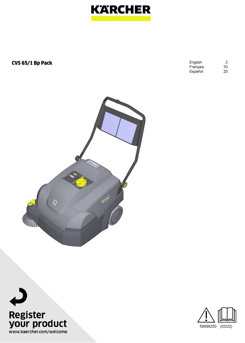 Kärcher CVS 65/1 Bp User manual