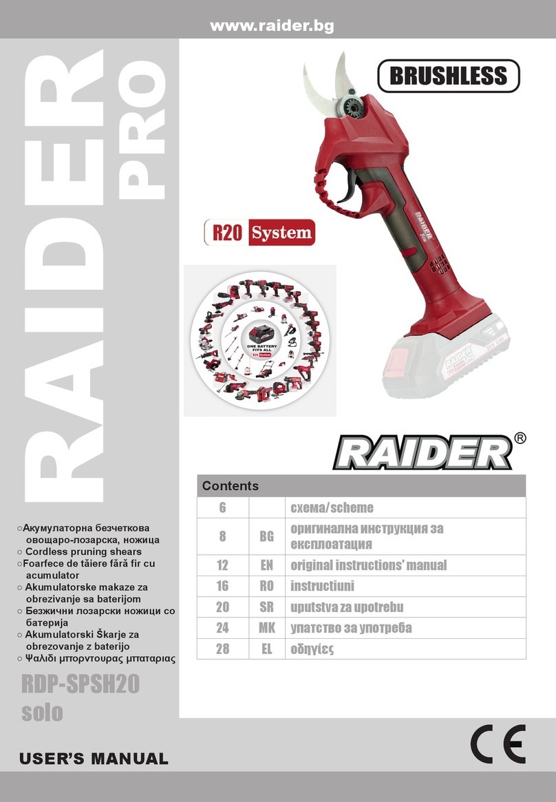 Raider RDP-SPSH20 solo user manual