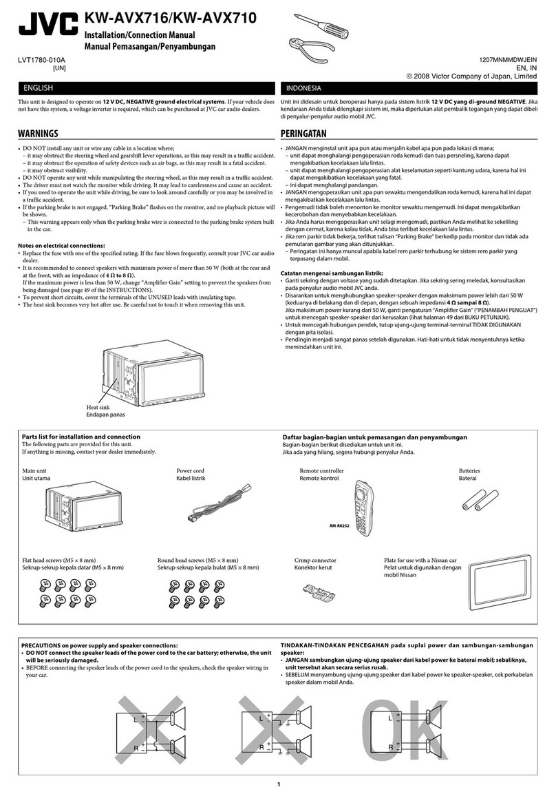 JVC KW-AVX716 Guide