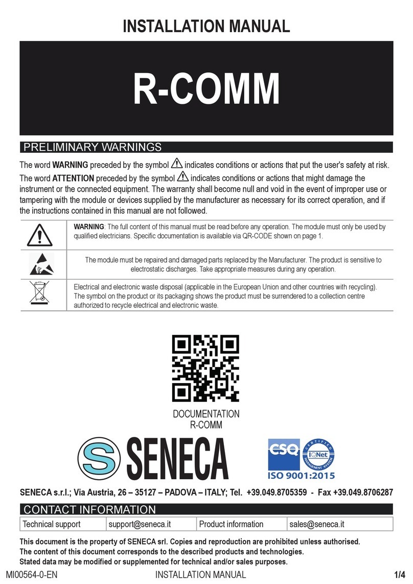 Seneca R-COMM installation manual