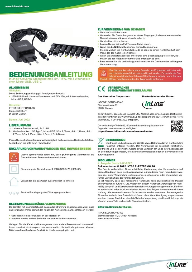 Intos Electronic InLine 26608N user manual