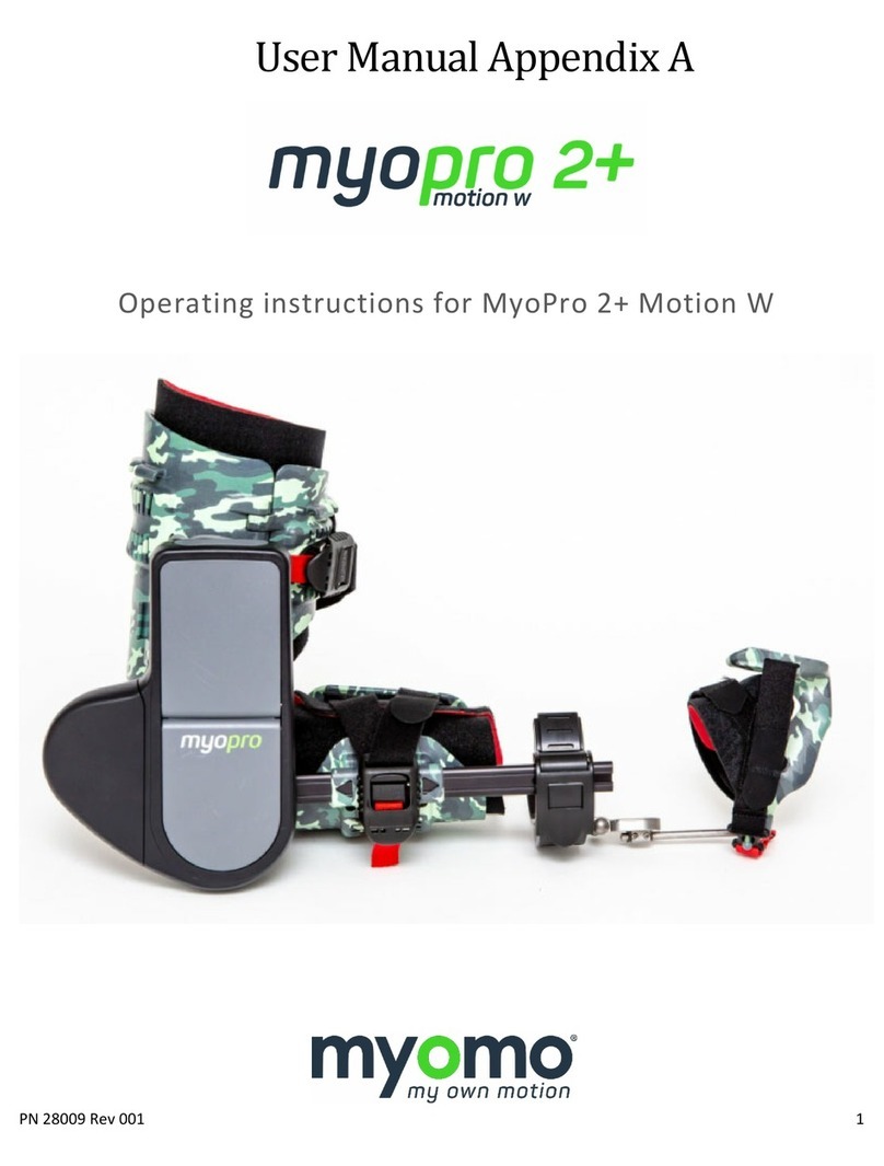 myomo myopro 2 Plus Motion W User manual myomo myopro 2 Plus Motion W User manual