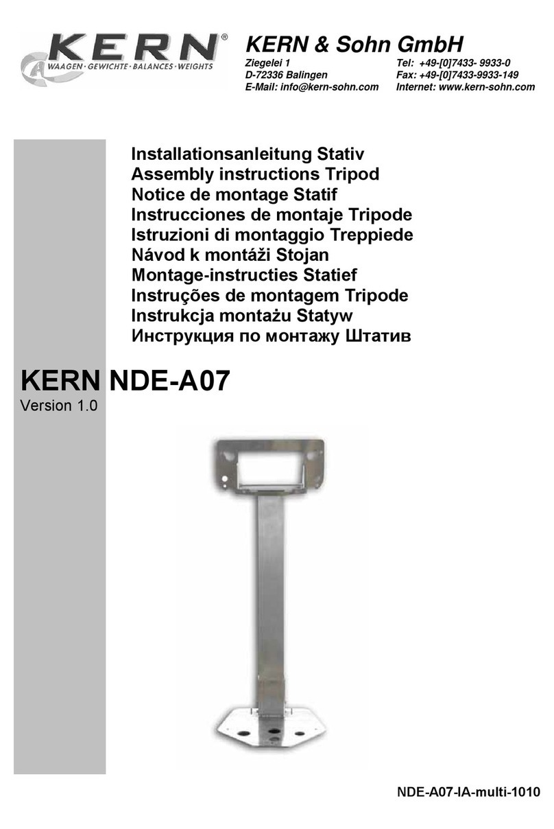 KERN NDE-A07 User manual