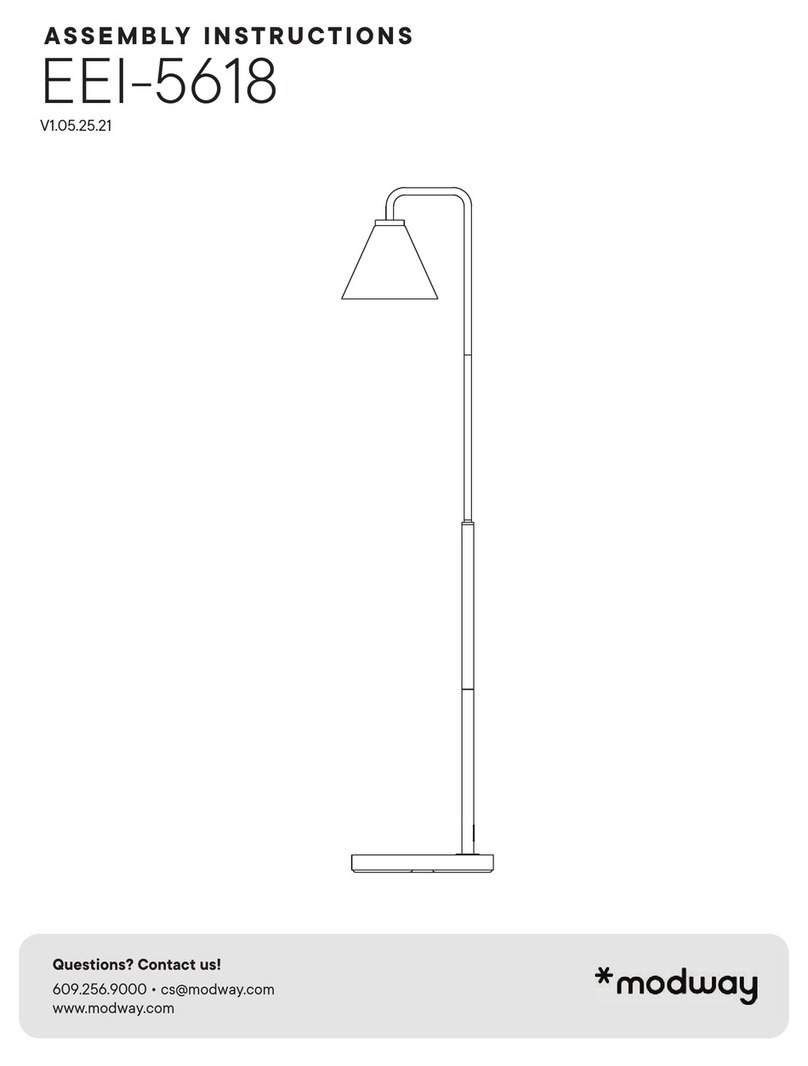 modway EEI-5618 Assembly instructions