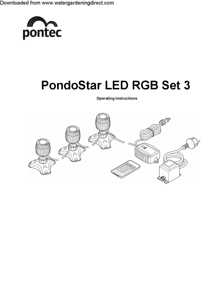 Pontec PondoStar LED Set 3 operating instructions