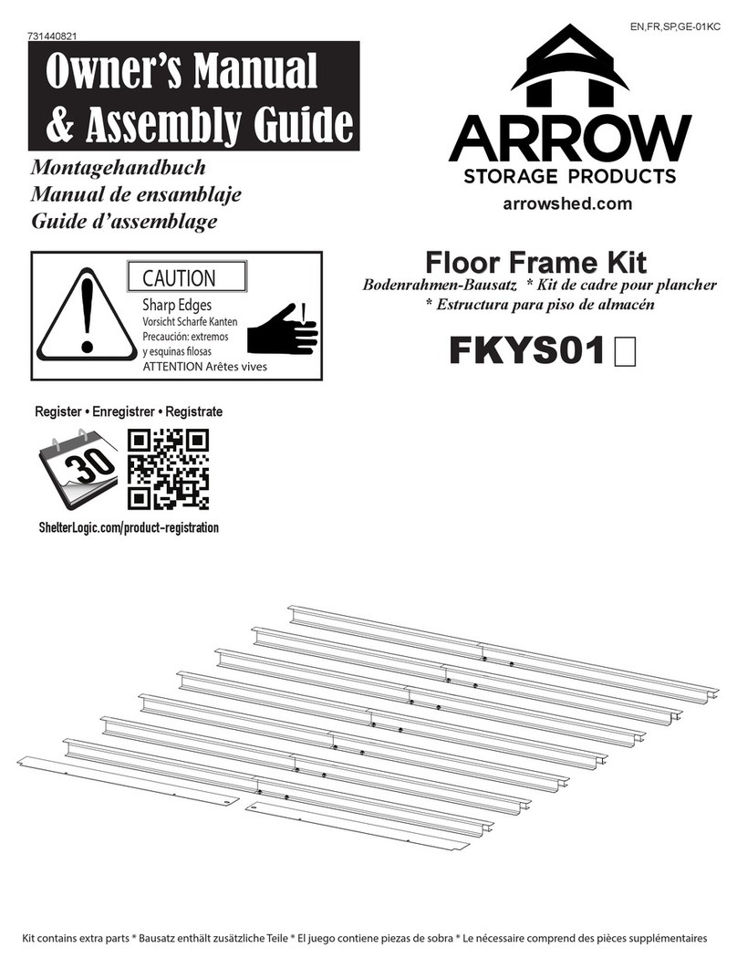 Arrow Storage Products FKYS01 Owner's manual & assembly guide