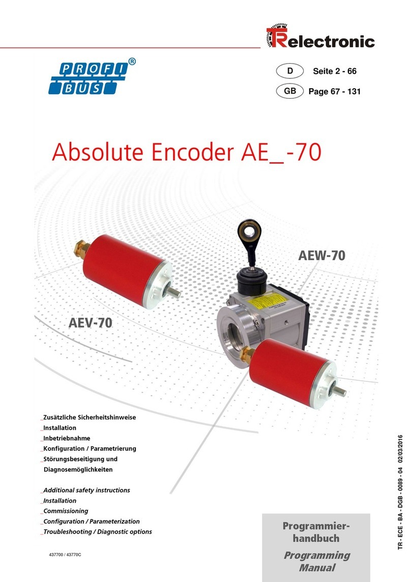 TR-Electronic PROFI BUS AE 70 Series Installation