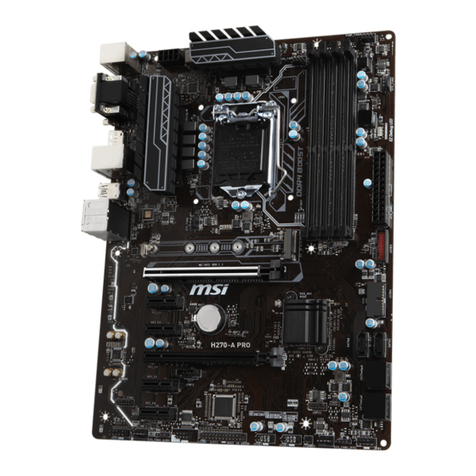 MSI H270-A User manual