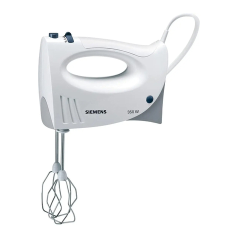 Siemens MQ95520N User manual