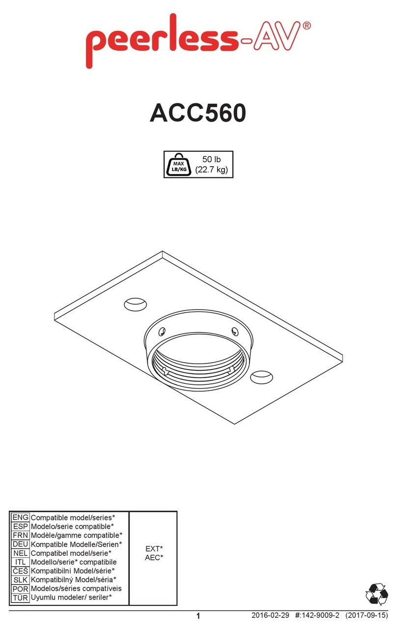 peerless-AV ACC560 User manual
