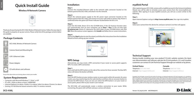 D-Link DCS-930L User manual D-Link DCS-930L User manual