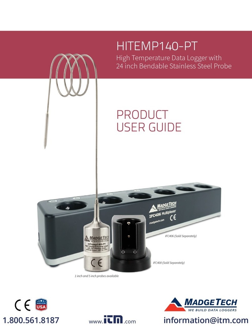 MadgeTech HiTemp140-PT-1-KR Specification sheet