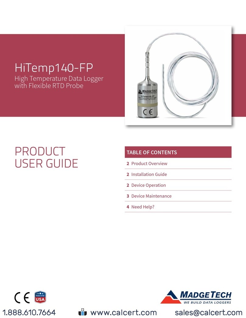 MadgeTech HiTemp140-FP-6 Product user guide