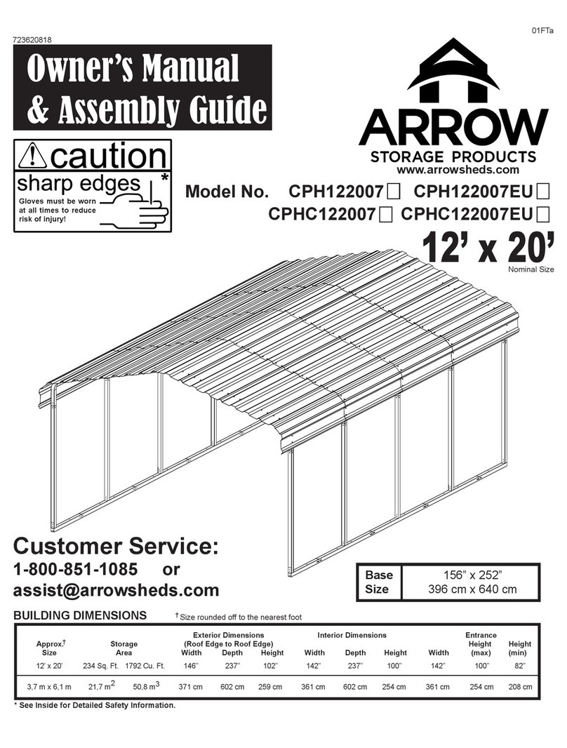 Arrow Rom Owner's manual & assembly guide Arrow Rom Owner's manual & assembly guide