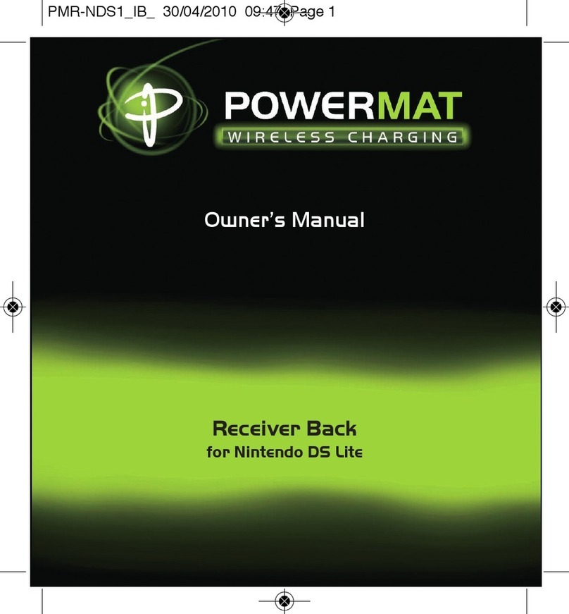 Powermat PMR-NDS1 owner's manual