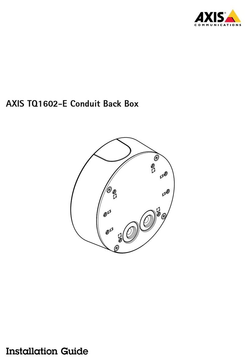 Axis TQ1602-E User manual Axis TQ1602-E User manual