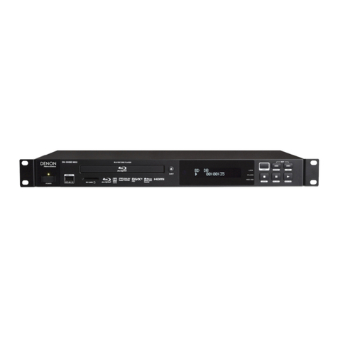Denon Professional DN-500BD MKII user guide