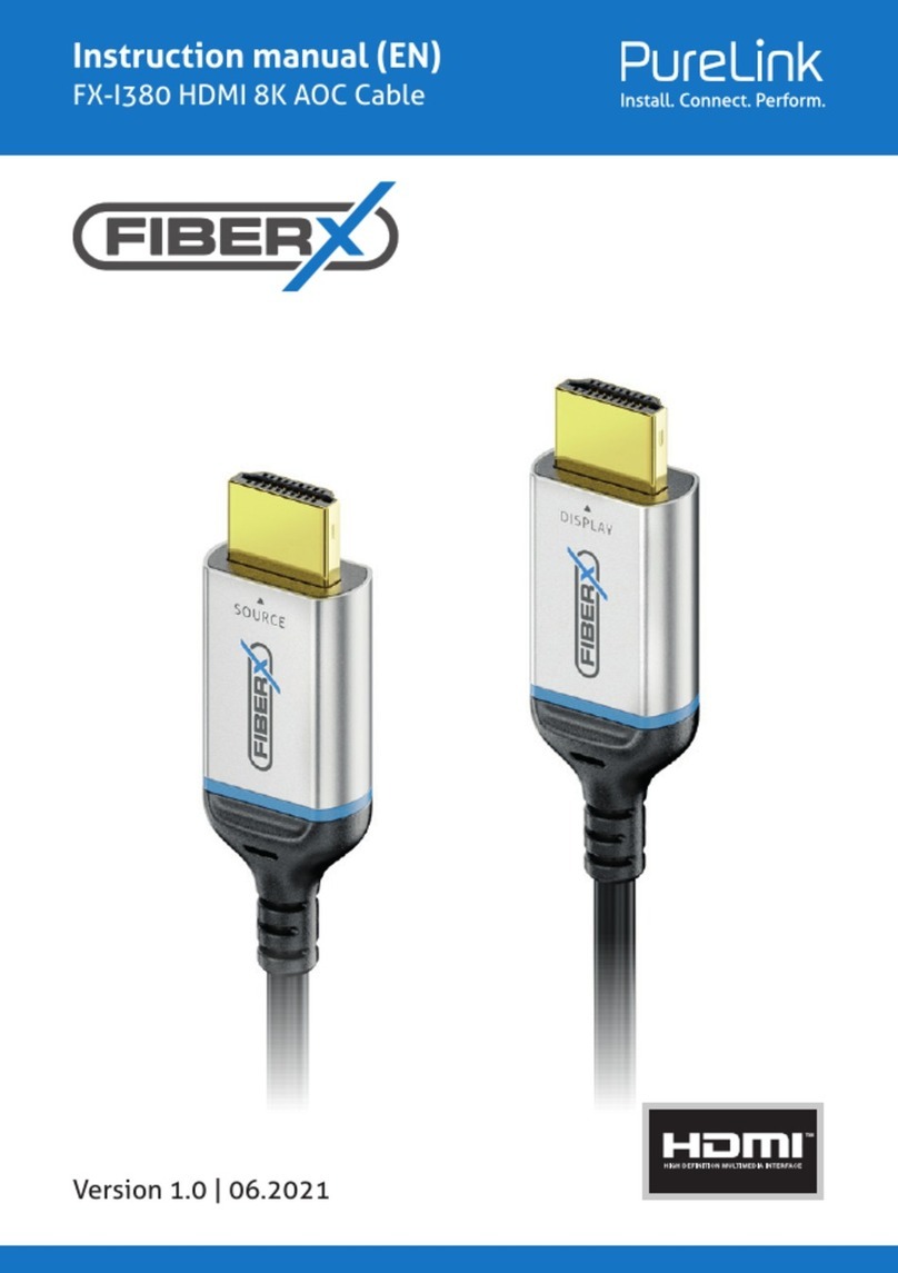 PureLink FiberX FX-I380 User manual
