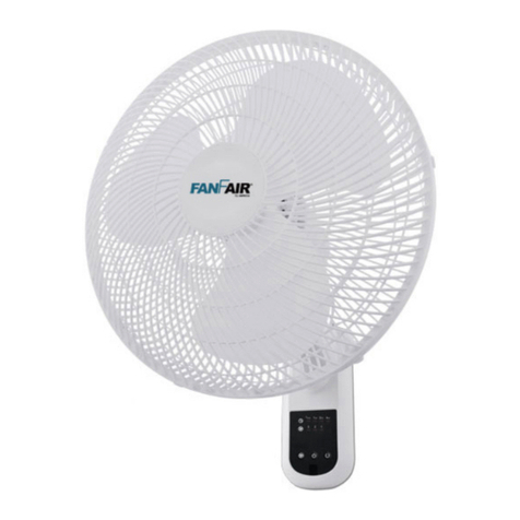 Impecca FANFAIR FWF-1600 User manual