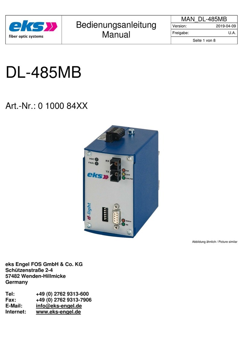 eks DL-485MB User manual