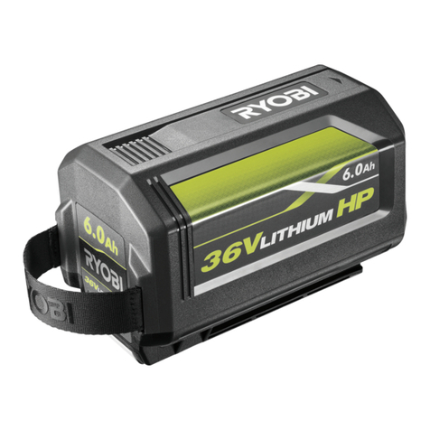Ryobi BPL3660D Original instructions