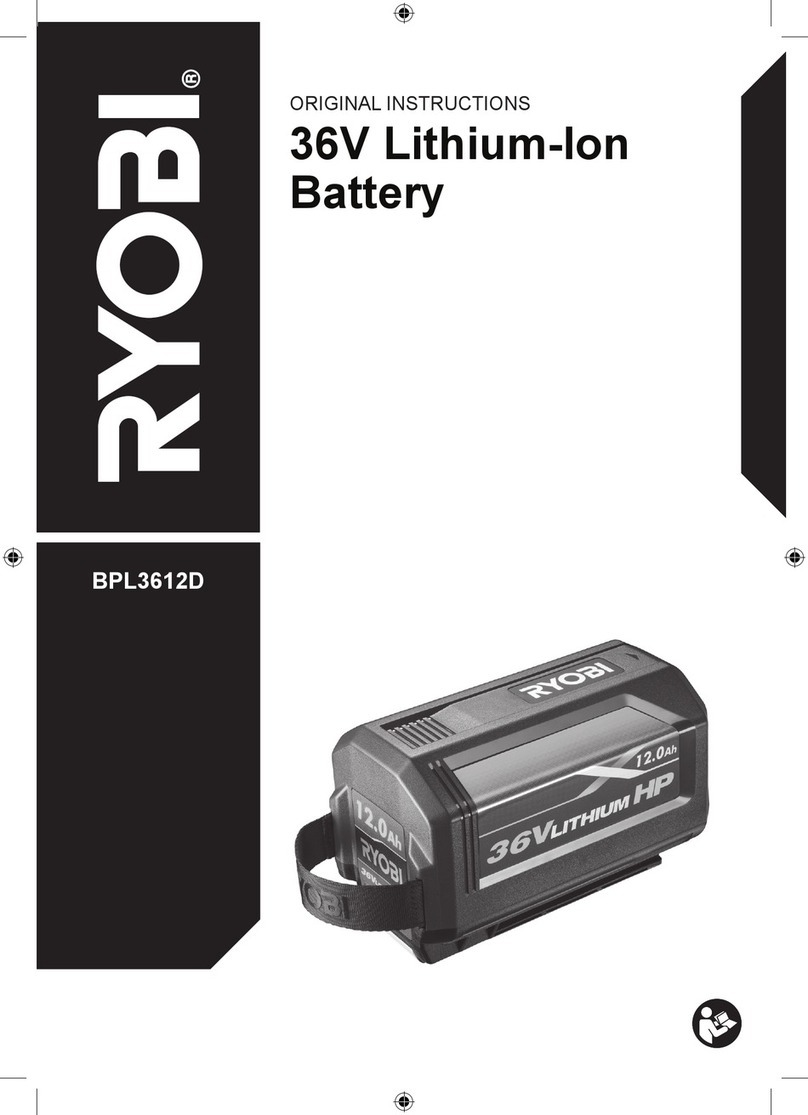 Ryobi BPL3612D Original instructions