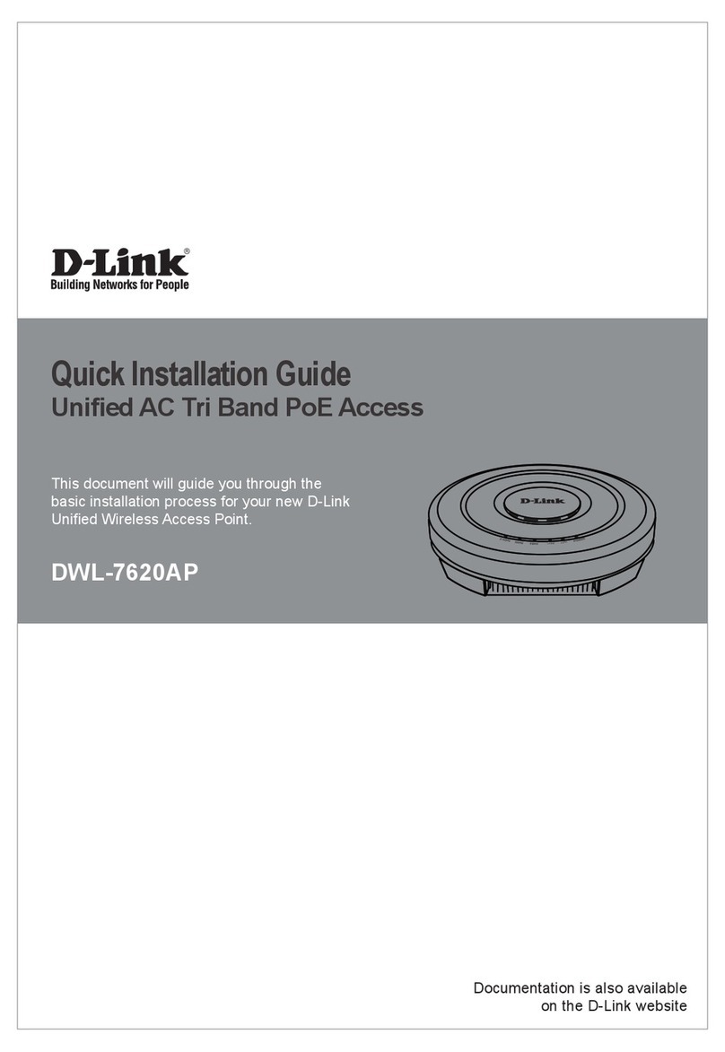 D-Link WL-7620AP User manual D-Link WL-7620AP User manual
