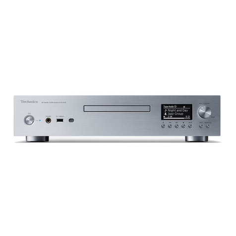 Technics SL-G700E-K User manual Technics SL-G700E-K User manual