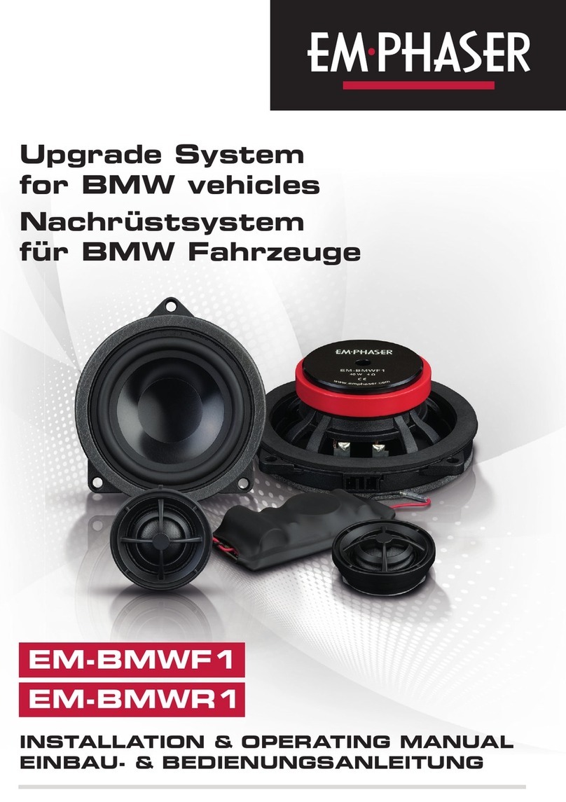 EMPHASER EM-BMWF1 Installation instructions