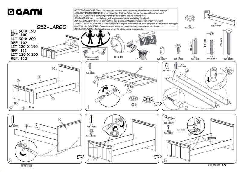 Gami G52-LARGO 100 Assembly instructions