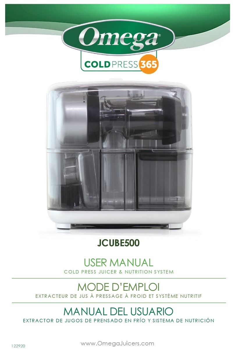 Omega JCUBE500 User manual