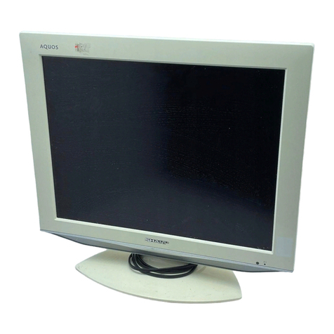 Sharp LC-AQUOS 20S5E-WH User manual