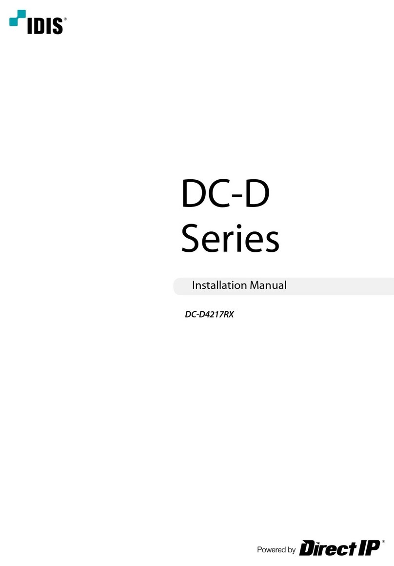 Direct IP Idis DC-D Series User manual