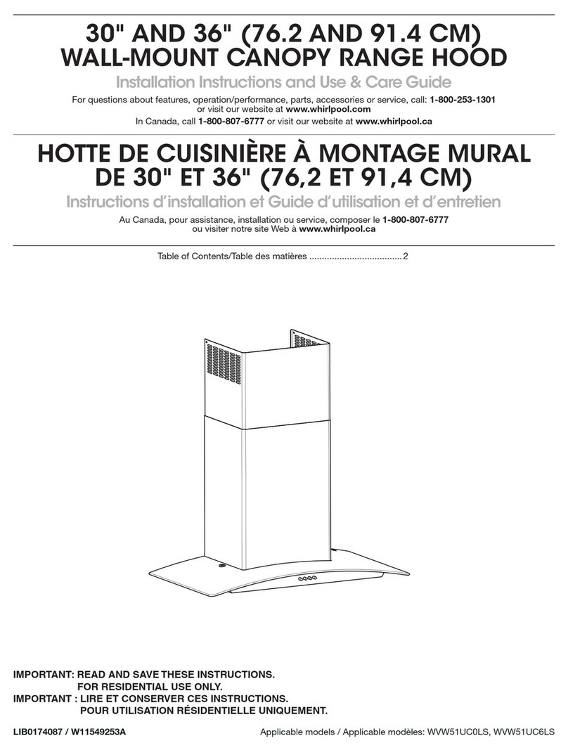 Whirlpool WVW51UC0LS Installation Instructions and Use & Care Guide