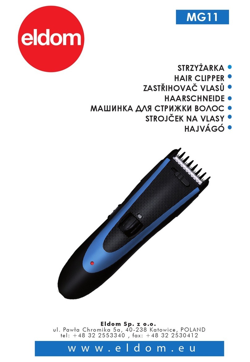 Eldom MG11 User manual