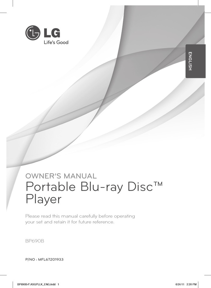LG BP690B User manual