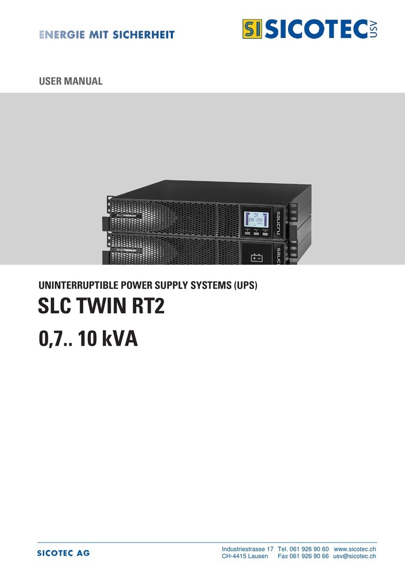 Sicotec SLC-700-TWIN-RT2 user manual